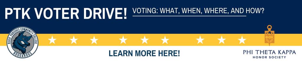 Learn more about the PTK Voter Drive