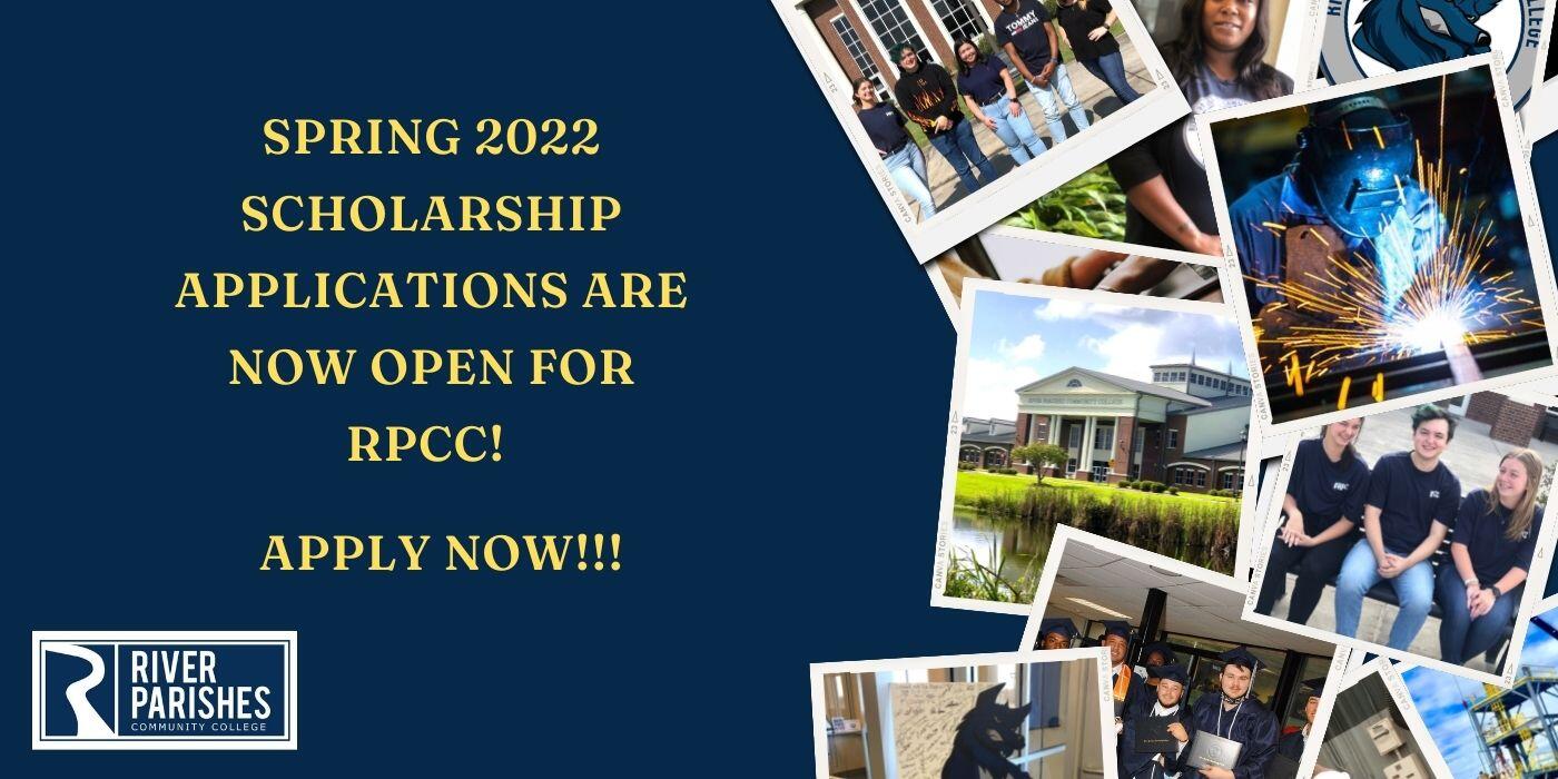 Spring Scholarship link is now live.  Apply  now for RPCC Foundation scholarships
